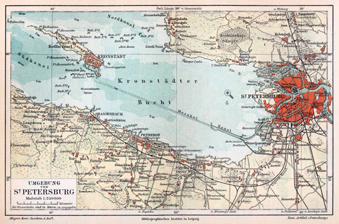 Mappa St Petersburg